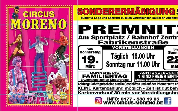 Foto: Circus Moreno, Lizenz: Circus Moreno