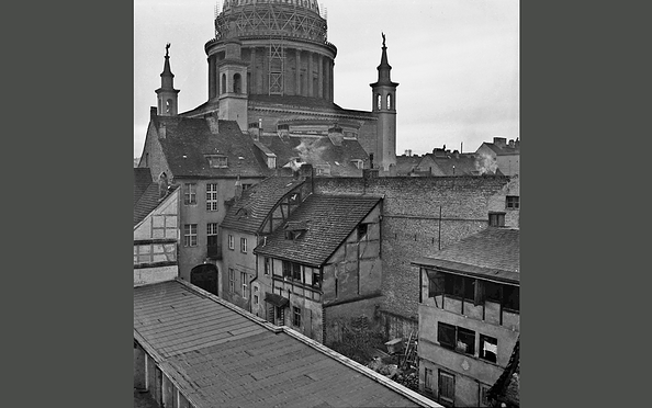Foto: Potsdam, Am Kanal 52 (Blick auf die Höfe Kirchstraße), Städt. Lichtbildstelle Potsdam, 1939