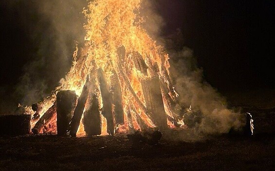 Herbstfeuer, Foto: Bikerverein