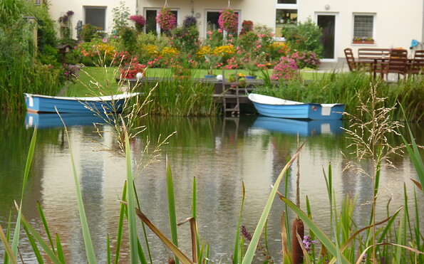 Blühende Gärten im Erholungsort Müllrose, Foto: Haus des Gastes, Lizenz: Haus des Gastes
