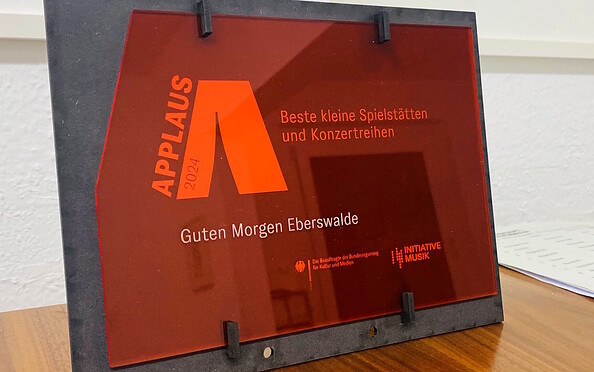 Applaus-Preis für Guten-Morgen-Eberswalde auch im Jahr 2024, Foto: Matthias Schäfer