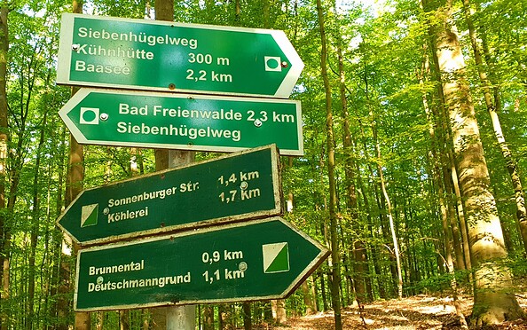 Schild Baasee, Foto: Bernd Müller, Lizenz: NaturFreunde Oberbarnim e.V.