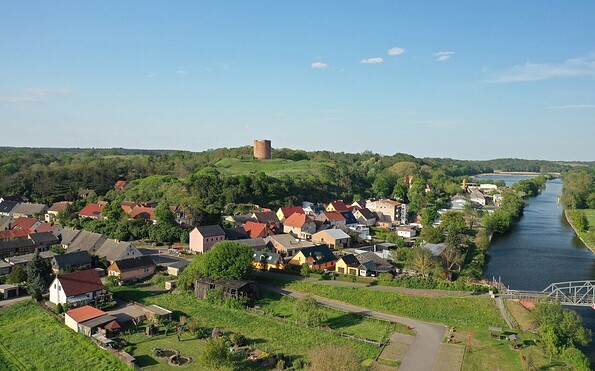Stolpe (Oder) mit Stolper Turm, Foto: Anja Freyhoff, Lizenz: Anja Freyhoff