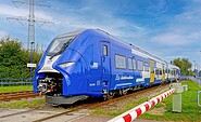 Mireo Plus - Wasserstofftriebwagen für die Niederbarnimer Eisenbahn, Foto: Christian Bedeschinski, Lizenz: NEB Niederbarnimer Eisenbahn