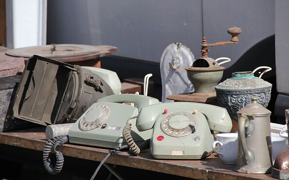 Flohmarkt Friedrichsthal, Foto: Anet Hoppe