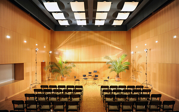 Der Kammermusiksaal im Probenzentrum, Foto: Marlies Kross, Lizenz: Brandenburgische Kulturstiftung Cottbus-Frankfurt (Oder)