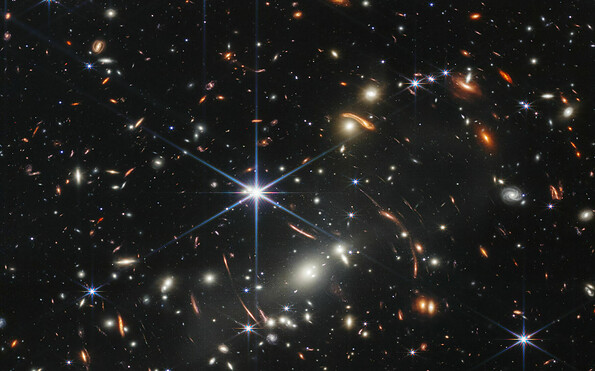 Galaxienhaufen, Foto: NASA/ESA/CSA, Lizenz: NASA/ESA/CSA