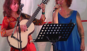 Catalina Claro (Chile) und Cathy (Frankreich), Foto: Jürgen Günther, Lizenz: Brassens in Basdorf e. V.