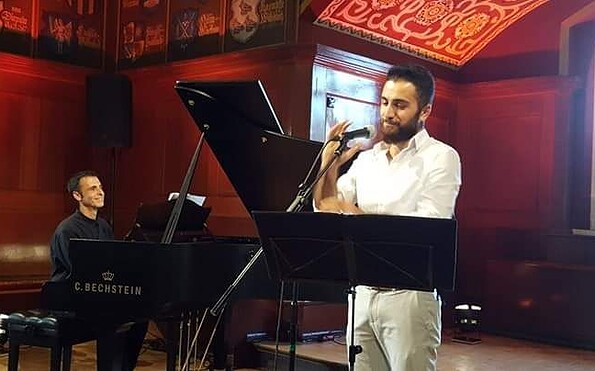 Duo Jerusafrin, Foto: Marion Schuster, Lizenz: Brassens in Basdorf e. V.