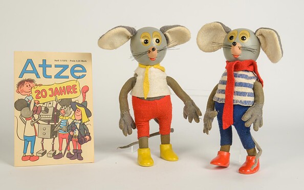 Kinderspielzeug aus der DDR, Fix und Fax, Foto: Steffen Rasche, Lizenz: Museum OSL