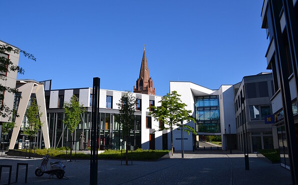 Glaszwischenbau Paul-Wunderlich-Haus, Foto: Matthias Schäfer