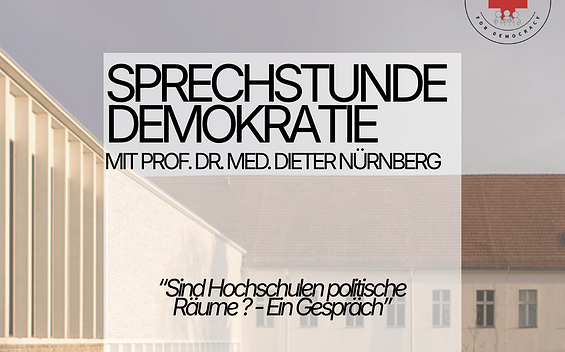 Foto: Politische Hochschulgruppe „First Aid for Democracy“ der Medizinischen Hochschule Brandenburg, Lizenz: Politischen Hochschulgruppe „First Aid for Democracy“ der Medizinischen Hochschule Brandenburg