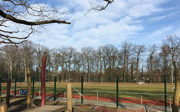 Eichwalder Eichenpark-Stadion , Foto: Petra Förster, Lizenz: Tourismusverband Dahme-Seenland e.V.