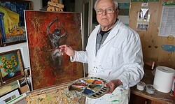 Von Meisterwerken inspiriert - Der Kunstmaler Günter Hartung