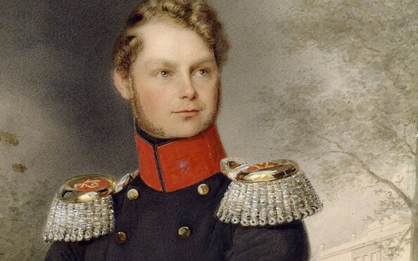 Unbekannter Künstler: Porträt des Prinzen Carl von Preußen in Uniform, Foto: Daniel Lindner, Lizenz: SPSG