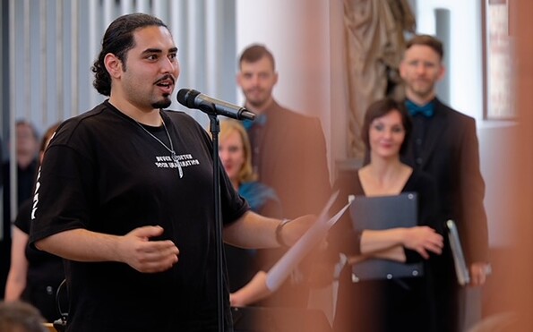 Foto: Stephan Röhl und Kammerchor Vocantare, Lizenz: Stephan Röhl und Kammerchor Vocantare