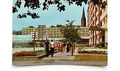Hotel Stadt Frankfurt auf einer alten Postkarte, Foto: Reinder Wijnveld , Lizenz: Deutsch-Polnische Tourist-Information