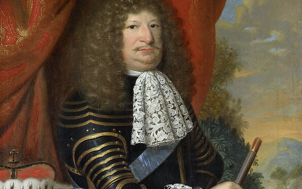 Jacques Vaillant, Kopie nach: Kurfürst Friedrich Wilhelm von Brandenburg, 1625 (Ausschnitt), Foto: Wolfgang Pfauder, Lizenz: SPSG