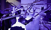Szene "Krieg" aus der Performance zu Paul Gerhardt, Foto: Franziska Brodhun, Lizenz: Paul-Gerhardt-Verein Lübben