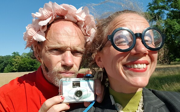 juni&amp;märz - performance duo, Foto: Jana Kühn, Lizenz: ALLE STERNE e.V.