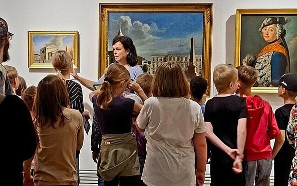 Workshop: Alles gold was glänzt , Foto: Johanna Felsberg, Lizenz: Potsdam Museum