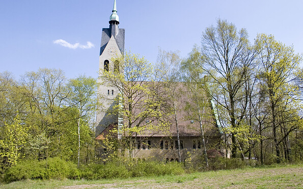 Evangelische Friedenskirche Wildau, Foto: Günter Schönfeld, Lizenz: Tourismusverband Dahme-Seenland e.V.