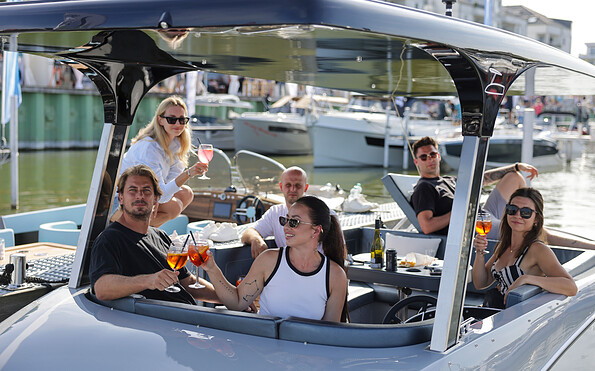 Bootsfahrt zur Boot und Fun Inwater, Foto: Messe Berlin, Lizenz: Messe Berlin