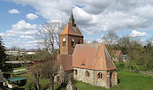Außenansicht der Dorfkirche Schönhagen, Foto: Bernd Schönberger, Lizenz: Bernd Schönberger