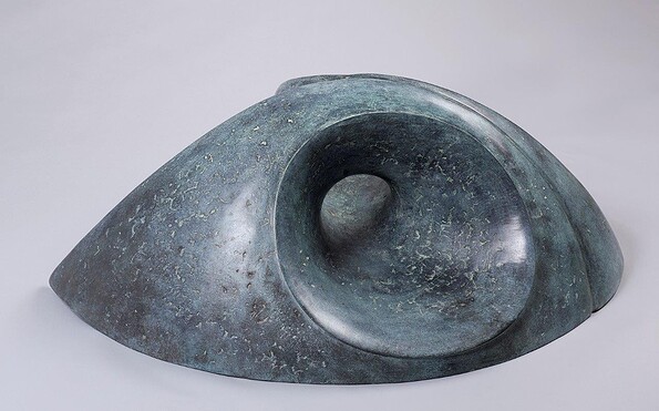 Bronze-Plastik, die ein Auge darstellt, Foto: Gabriele Klose, Lizenz: Kunstverein Glashütte