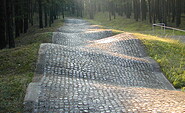 Teststrecke für Kraftfahrzeuge in grüner Landschaft, Foto: Dr. Klaus Urban, Lizenz: FKVV e. V.