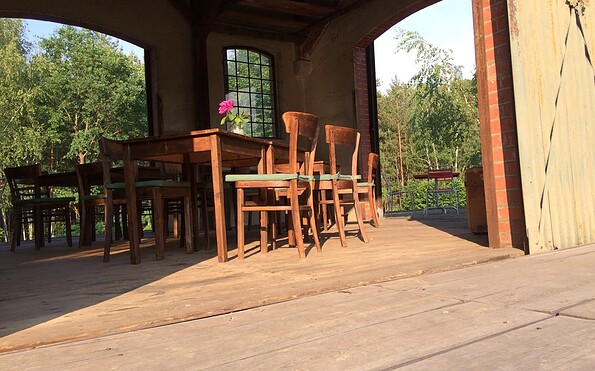 Sitzplatz Cafe, Foto: Katharina Schicke