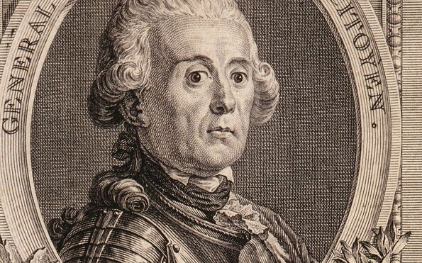 Porträt von Prinz Heinrich von Preußen von Charles Etienne Gaucher nach Charles Nicolas Cochin, 1785, Foto: Daniel Lindner, Lizenz: SPSG