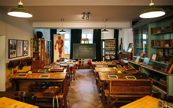 Historisches Klassenzimmer , Foto: Steven Ritzer, Lizenz: Tourismusverband Havelland e.V.