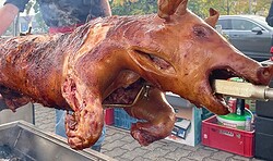 Schlachtefest auf dem Frischemarkt