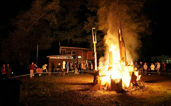 Feuerskulptur, Foto: LIK, Lizenz: LIK