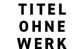 Schwarzer Text „TITEL OHNE WERK“ in Großbuchstaben auf weißem Hintergrund., Foto: Sebastian Fleiter, Lizenz: Sebastian Fleiter