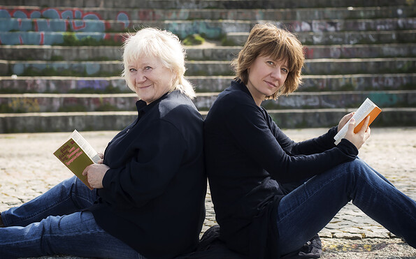 Carmen-Maja Antoni und Jennipher Antoni, Foto: Peter Ziesche, Lizenz: Peter Ziesche