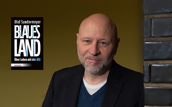 Olaf Sundermeyer, Autor von "Blaues Land. Über leben mit der AfD", Foto: Anja Ensmann, Lizenz: Herder-Verlag