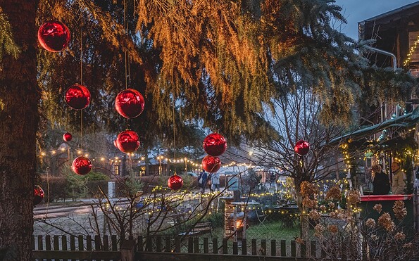 Weihnachtsstimmung in Glashütte, Foto: Laura Schneider, Lizenz: Museumsverein Baruther Glashütte e.V.