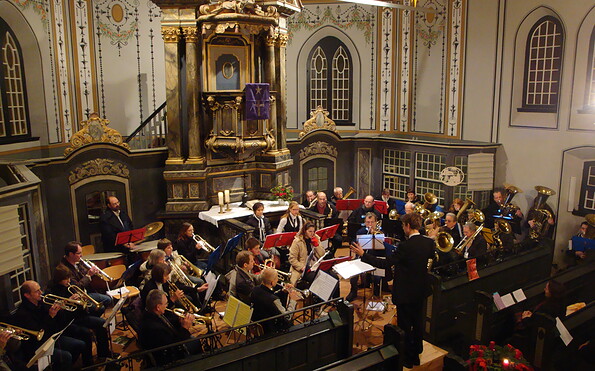 Bläser im Konzert, Foto: Tim Johnschker, Lizenz: Tim Johnschker