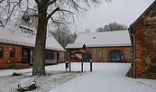 Schnee auf dem Steinitzhof, Foto: Marco Wentworth, Lizenz: Marco Wentworth