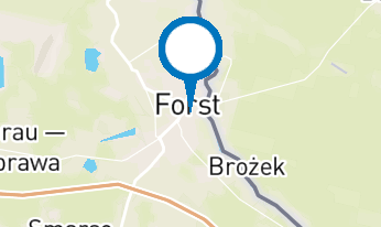 Portage Point - Mühlgraben Bridge on the Max-Fritz-Hammer Strasse in Forst (Lusatia)
