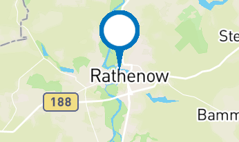 Charging station in front of the Haveltor